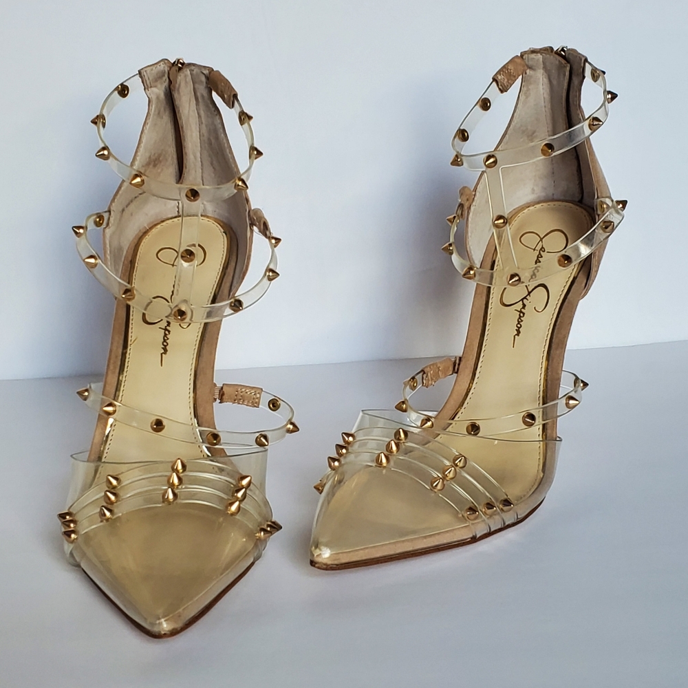 Jessica Simpson Gold Studded Women's Shoes